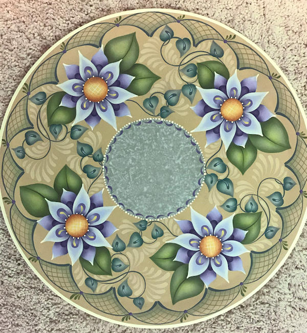 Spring Fantasy Floral Plate E-Packet