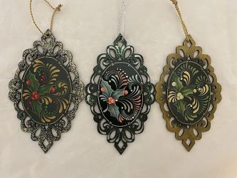 Ornaments of Three Printed Packet